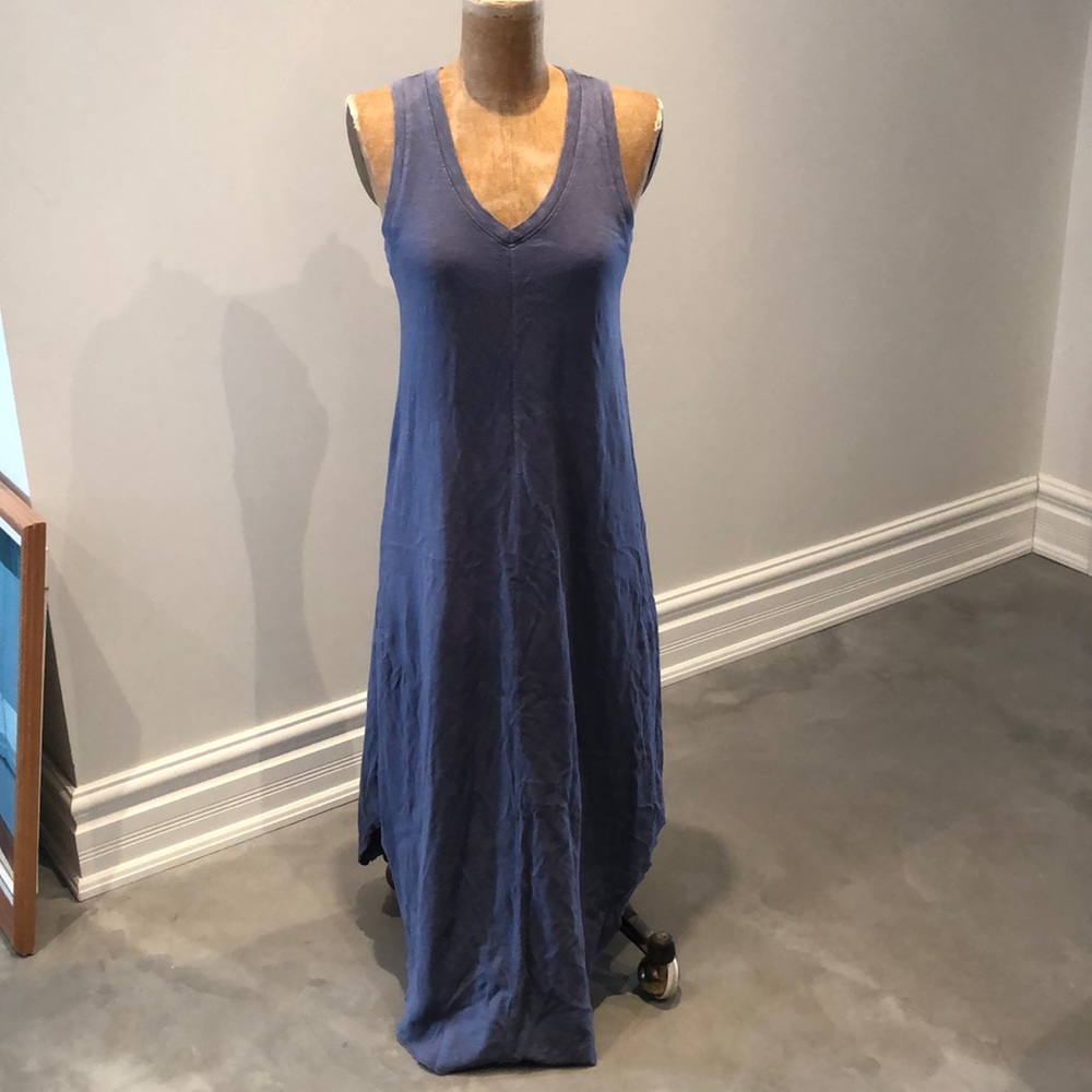 Cotton maxi-midi tank dress by Gap